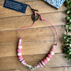 Pink African Glass Necklace [SALE]