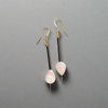 Pearl & Glass Stick Earrings