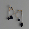 Brass HiLo Earrings