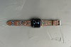 Abstract Design Genuine Leather Apple Watch Band (42/44)