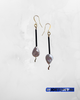 Pearl & Glass Stick Earrings