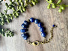 Lapis Clasp Bracelet