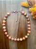 Rust Druzy Agate Necklace