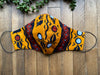 Multicolor Mudcloth Pattern Fabric Mask