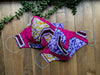 Pink & Purple African Fabric Mask