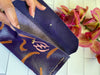 Purple Adinkra Leather Envelope Clutch [SALE]