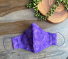 Purple Watercolor Fabric Mask