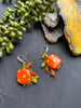 Orange & Yellow Kazuri Earrings