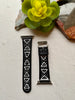 Triange Black w/ White Design Apple Watch Band (38/40)